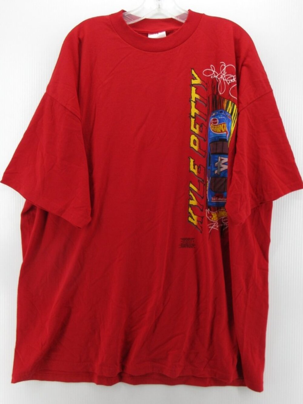VINTAGE Kyle Petty Shirt XXXL NASCAR Hot Wheels Racing Promo Tultex Y2K